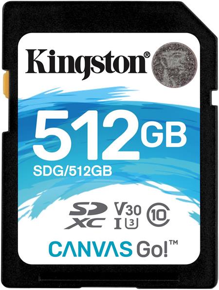 Kingston 512GB SecureDigital Canvas Go!