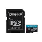 Kingston Canvas GO! Plus microSD 256 GB + SD adaptér