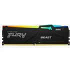 Kingston DIMM DDR5 16GB 6000MT s CL36 FURY Beast RGB Černá EXPO