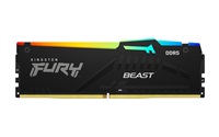 Kingston DIMM DDR5 16GB 6400MT s CL32 Non-ECC FURY Beast RGB XMP, Černá; KF564C32BBA-16