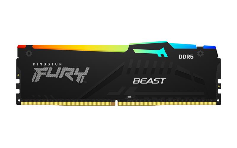 Kingston FURY Beast DDR5 16GB 6800MHz CL34 1x16GB RGB black