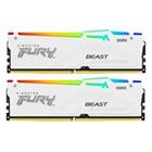 Kingston FURY Beast DDR5 32GB 6000MHz CL30 2x16GB RGB White