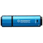 Kingston Ironkey Vault Privacy 50C 512GB USB 3.2 USB-C Modrá