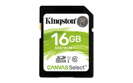 Kingston SD Canvas Select 16GB
