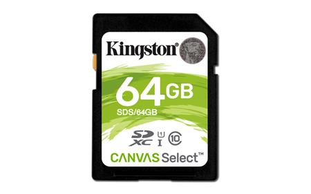 Kingston SD Canvas Select 64GB