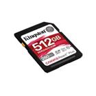 Kingston SDXC karta 512GB Canvas React Plus, UHS-II, U3, V60, R:280 W:150MB s