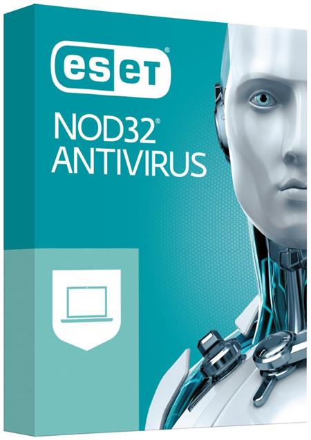 KRABICE ESET NOD32 Antivirus, licence na 1 stanici, 1 rok