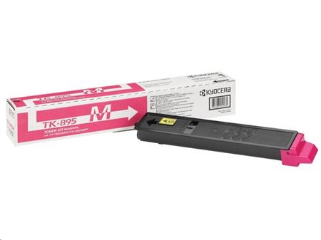 Kyocera originální toner TK895M, magenta, 6000str., 1T02K0BNL0, Kyocera FS-C8020MFP