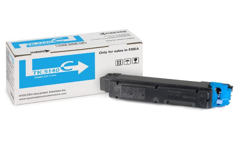 Kyocera toner TK-5140C, P6130cdn, M6030cdn, 6530cdn, 5000 stran, azurový