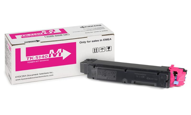 Kyocera toner TK-5140M, P6130cdn, M6030cdn, 6530cdn, 5000 stran, purpurový