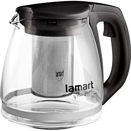 Lamart LT7025 konvice 1,1l černá Verre