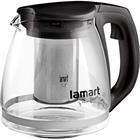 Lamart LT7025 konvice 1,1l černá Verre