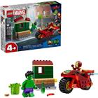 Lego Iron Man s motorkou a Hulk 76287