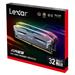 Lexar ARES DDR5 32GB (kit 2x16GB) UDIMM 6000MHz CL30 XMP 3.0 & EXPO - RGB, Heatsink, černá