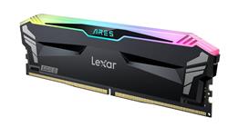 Lexar ARES DDR5 32GB (kit 2x16GB) UDIMM 6400MHz CL32 XMP 3.0 - RGB, Heatsink, černá; LD5EU016G-R6400GDLA