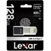 Lexar flash disk 128GB - Fingerprint F35Pro USB 3.2 (čtení/zápis: 400/300MB/s)