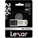 Lexar flash disk 256GB - Fingerprint F35Pro USB 3.2 (čtení/zápis: 400/350MB/s)