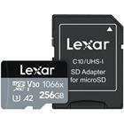 Lexar paměťová karta 256GB High-Performance 1066x microSDXC UHS-I, čtení/zápis: 160/120MB/s, C10 A2 V30 U3