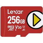 Lexar paměťová karta 256GB PLAY microSDXC UHS-I cards, čtení 150MB/s C10 A1 V30 U3