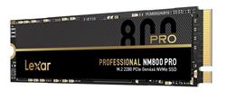 Lexar SSD NM800PRO PCle Gen4 M.2 NVMe - 1TB (čtení/zápis: 7500/6300MB/s); LNM800P001T-RNNNG