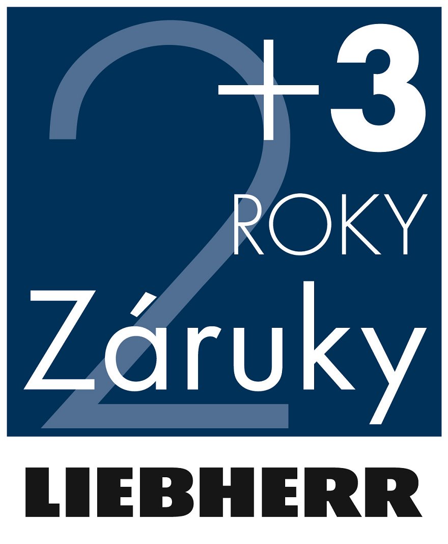 Liebherr záruka 2+3 roky + 10 let na kompresor * po registraci dle podmínek výrobce