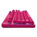 Logitech G PRO X TKL LIGHTSPEED Gaming Keyboard - MAGENTA - US INT'L - 2.4GHZ BT - TACTILE