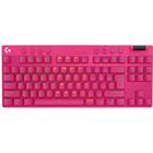 Logitech G PRO X TKL LIGHTSPEED Gaming Keyboard - MAGENTA - US INT'L - 2.4GHZ BT - TACTILE