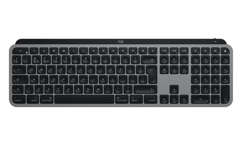 Logitech klávesnice Logitech MX Keys pro Mac - CZ SK černo-šedá