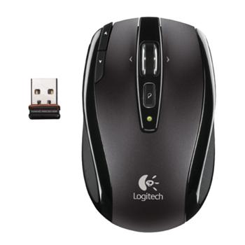 Logitech VX Nano Cordless Laser Mouse OEM - myš laserová bezdrátová, USB, černá