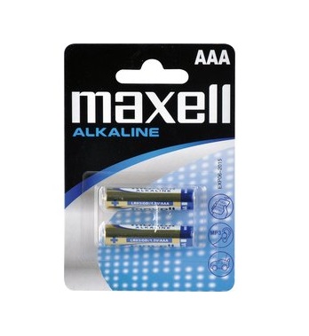 MAXELL LR03 2BP alkalické baterie, AAA (R03), 2ks