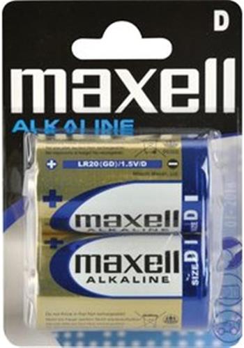 MAXELL LR20 2BP alkalická baterie, D (R20), 2ks