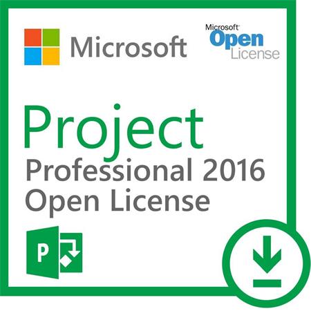 Microsoft Project Pro 2016 (Open License, 1 projekt CAL)