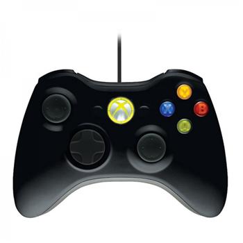 Microsoft Xbox 360 Gamepad drátový pro Windows, USB, černý