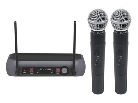 Mikrofon bezdrátový BLOW PRM 902 BLACK