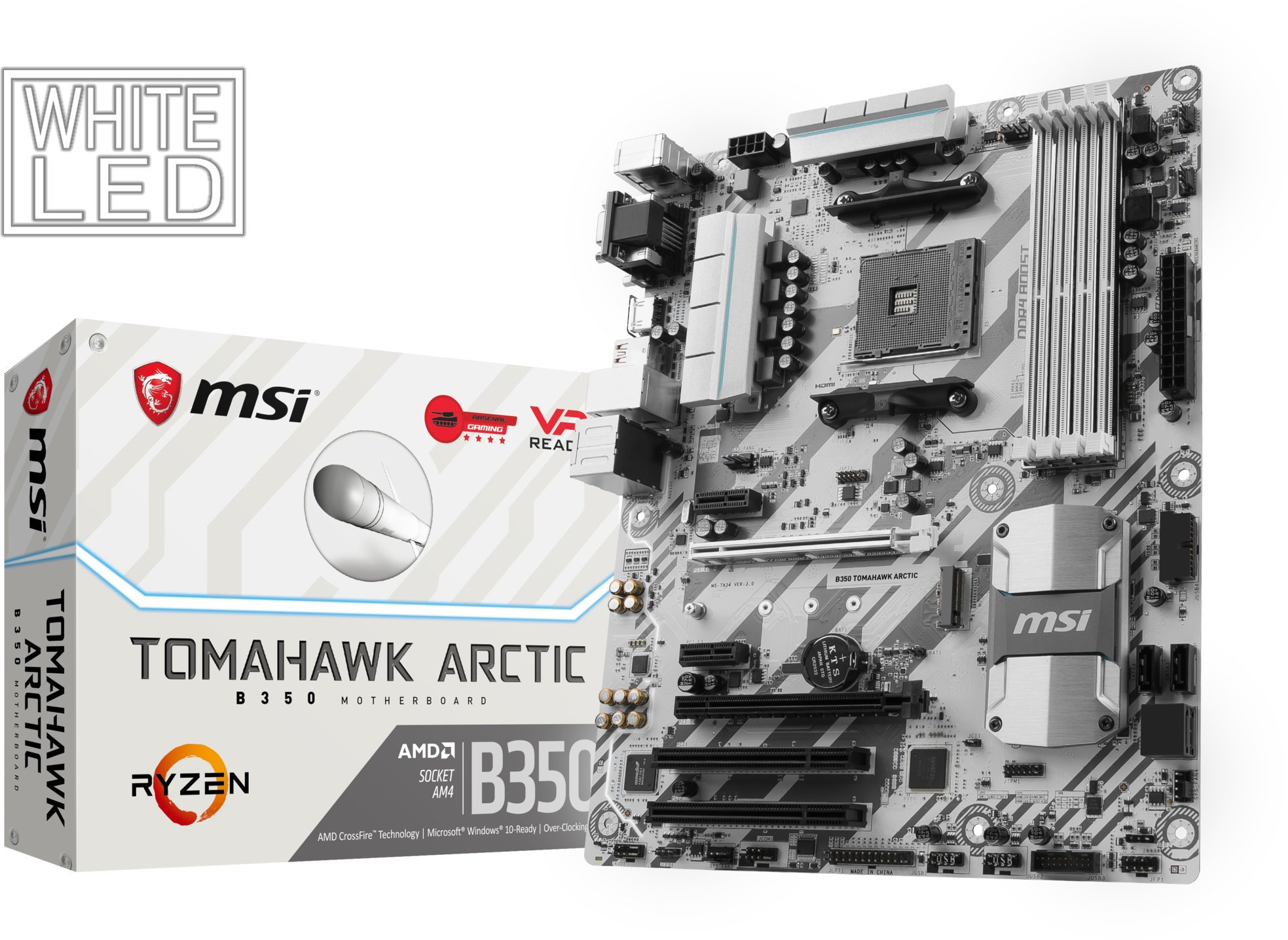 Msi b350 tomahawk arctic обзор