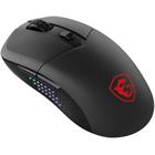 MSI herní myš VERSA 300 Elite Wireless bezdrátová 26.000 dpi 2,4GHz BT5.3 USB RGB podsvícení 6 tlačítek