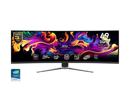 MSI MPG 491CQP-QD 49" QD-OLED 5120x1440 144Hz 0,03ms Black 3R