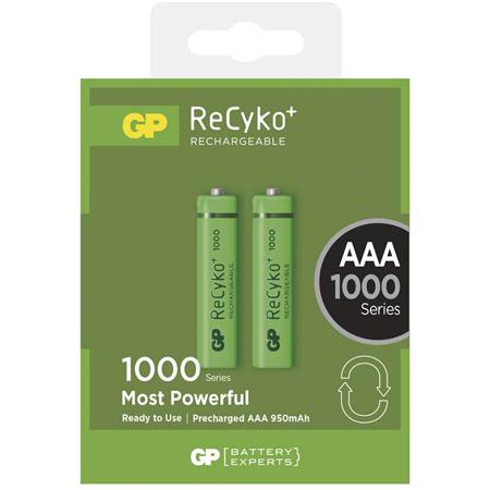 Nabíjecí baterie GP ReCyko+ 1000 HR03 (AAA), krabička 2ks