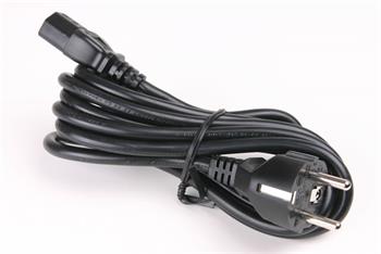 Napájecí kabel 230V k PC, 1.8m, černý