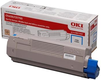 OKI 43872307 Cyan toner do C5650, 5750 (2 000 stránek)