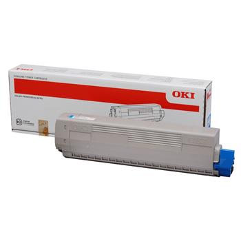 OKI 44844507 Cyan toner do C831, 841 (10 000 stránek) - originální toner