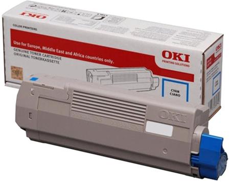 OKI 46443103 Cyan toner do C833, C843 (10 000 stránek)