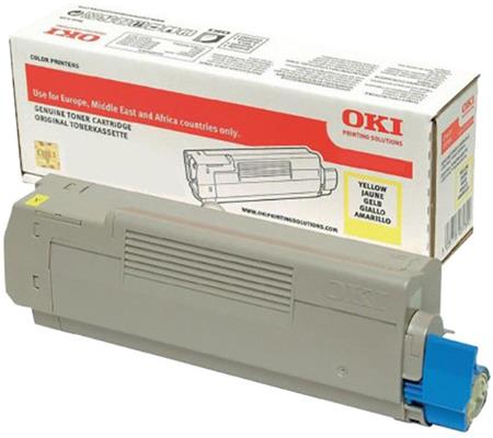 OKI 46490401 Žlutý toner do C532 , C542 , MC563 , MC573-1.5K