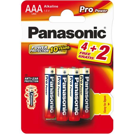 Panasonic LR03 6BP AAA Pro Power alk