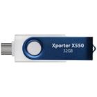 Patriot Xporter X550 32GB USB Typ-A + USB Typ-C USB 3.2 Gen 1 bílo-modrá