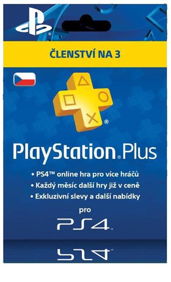 PlayStation Plus Card 90 Day Hang - pouze pro CZ PS Store