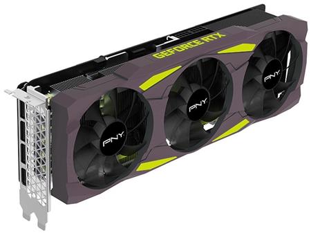 PNY GeForce RTX 3080 12GB UPRISING Triple Fan Edition LHR / 12GB GDDR6X / PCI-E / HDMI / 3x DP