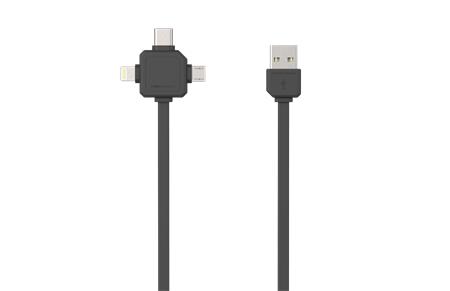 PowerCube USBcable USB-C Black