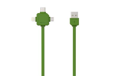 PowerCube USBcable USB-C Green