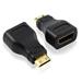 PremiumCord Adapter HDMI Typ A samice - mini HDMI Typ C samec